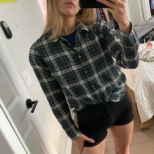 J crew plaid shirt size 2